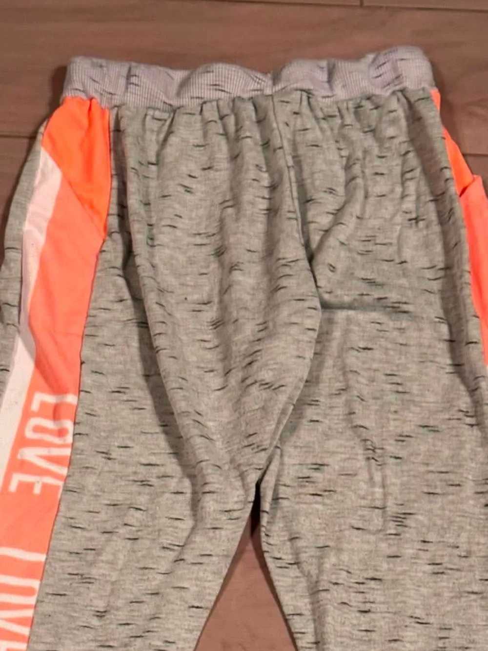 Bobbie Brooks Joggers CORAL Side Stripes - LOVE Detail LARGE WITH POCKETS
